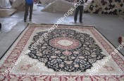stock wool and silk tabriz persian rugs No.55 factory manufacturer